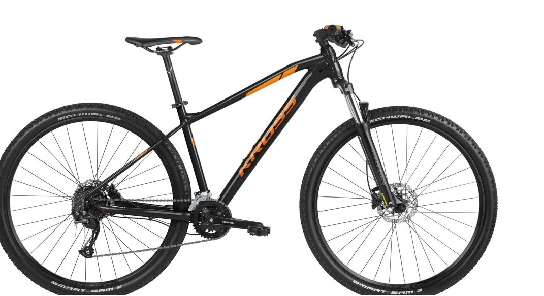Kross Level 1.0 2023 16 palcov Black-Orange glossy 29"