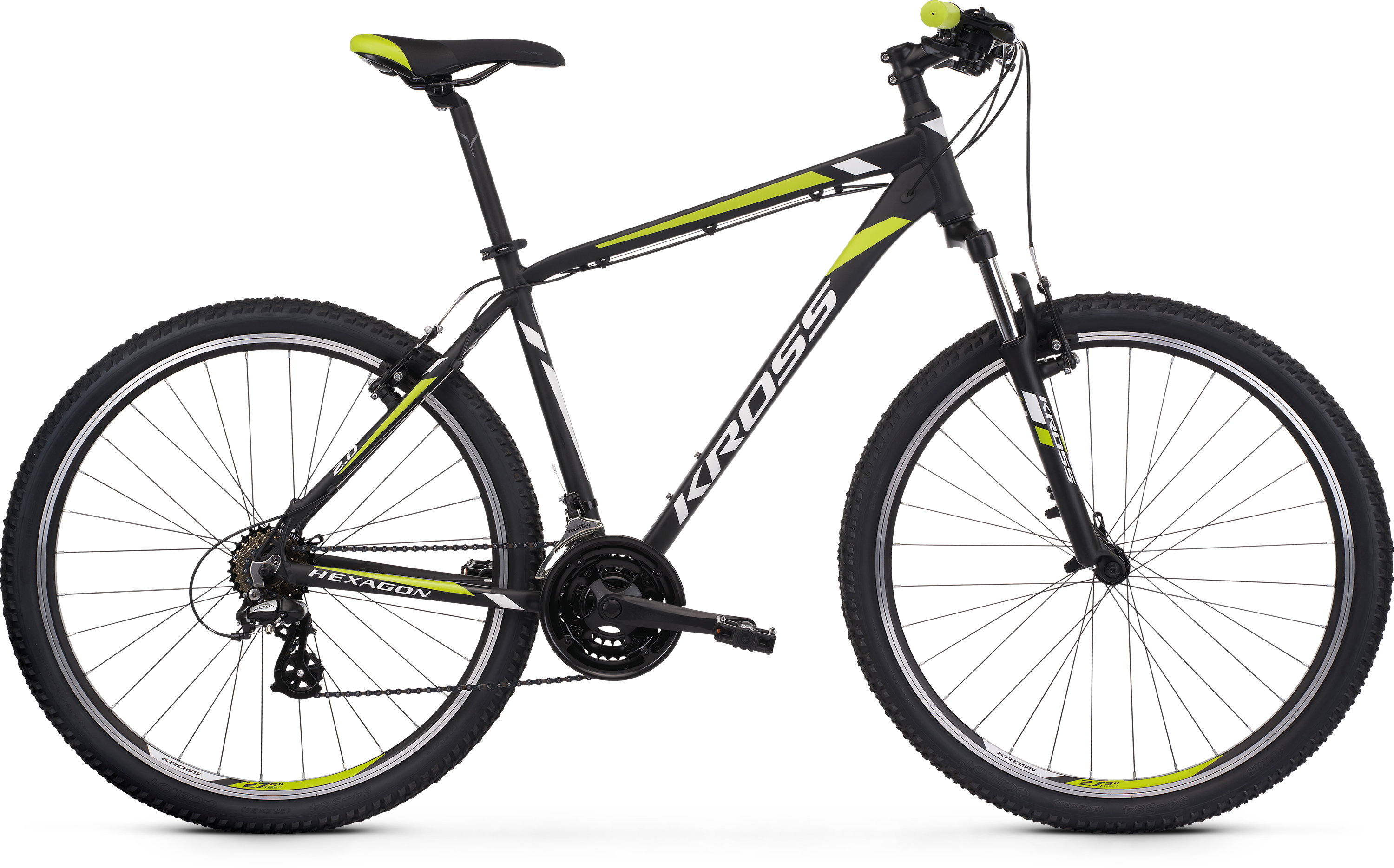 Bicykel Kross Hexagon 2.0 2022 27,5" black/matt M (19")