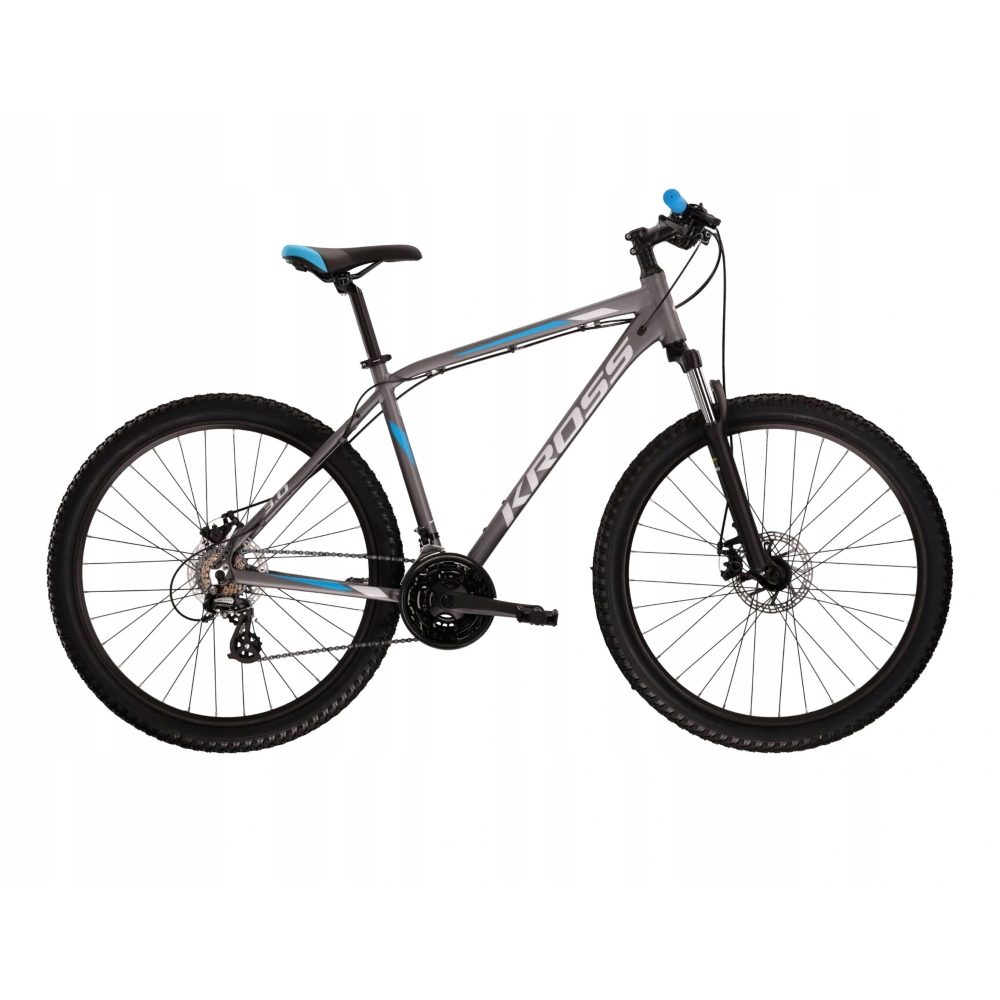 Bicykel Kross Hexagon 3.0 2022 27,5" Svetlomodrá/Sivá M 19"
