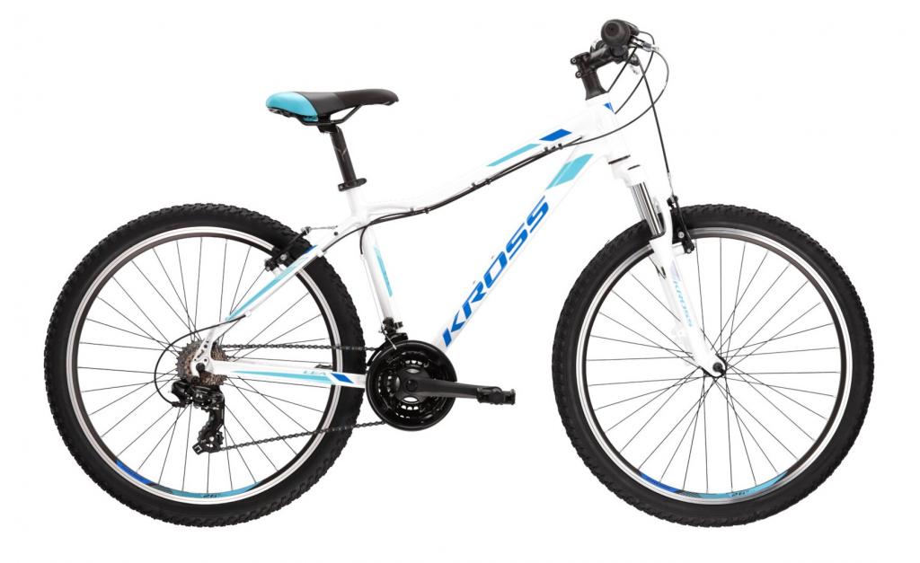 Bicykel Kross Lea 1.0 26" - Tyrkys/White 2024 M 19