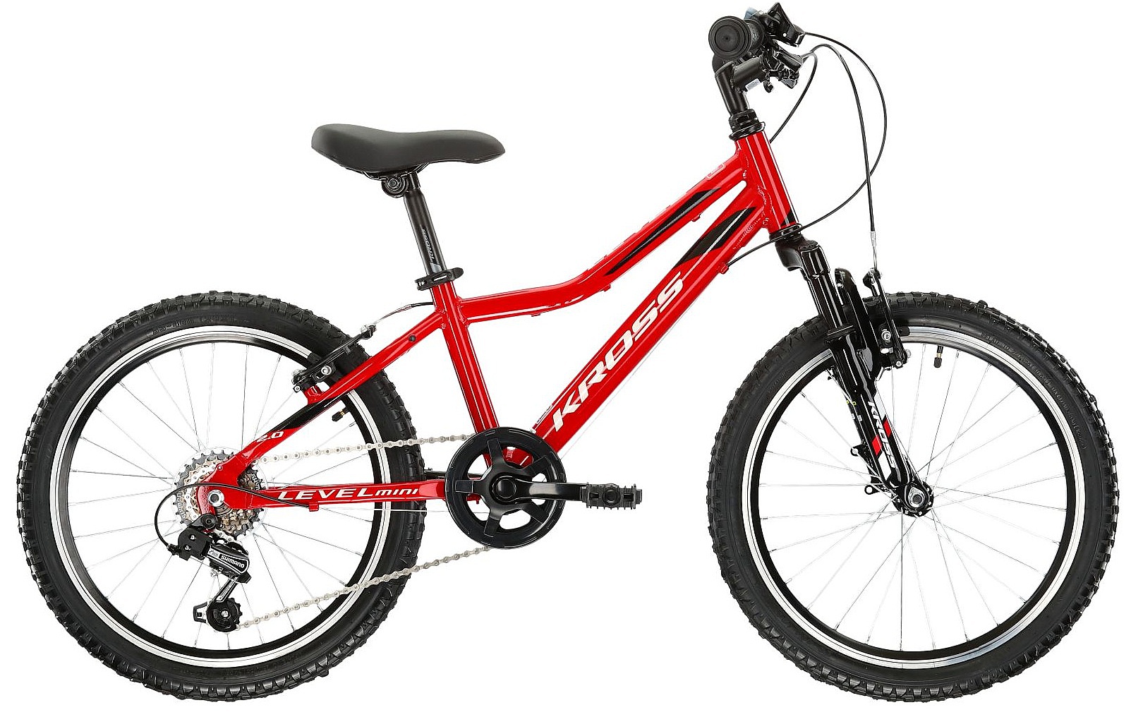 Bicykel Kross Level Mini 2.0 2024 red/white